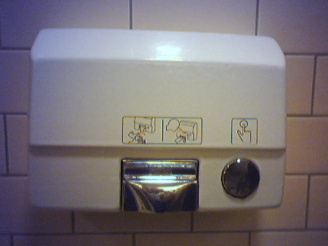 bathroom hand dryer