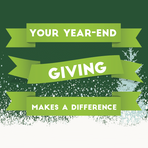 Your Year-End Giving Makes A Difference poster